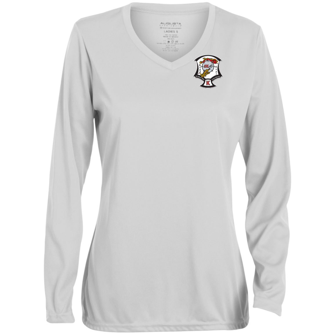 STK Ladies' Moisture-Wicking Long Sleeve V-Neck Tee
