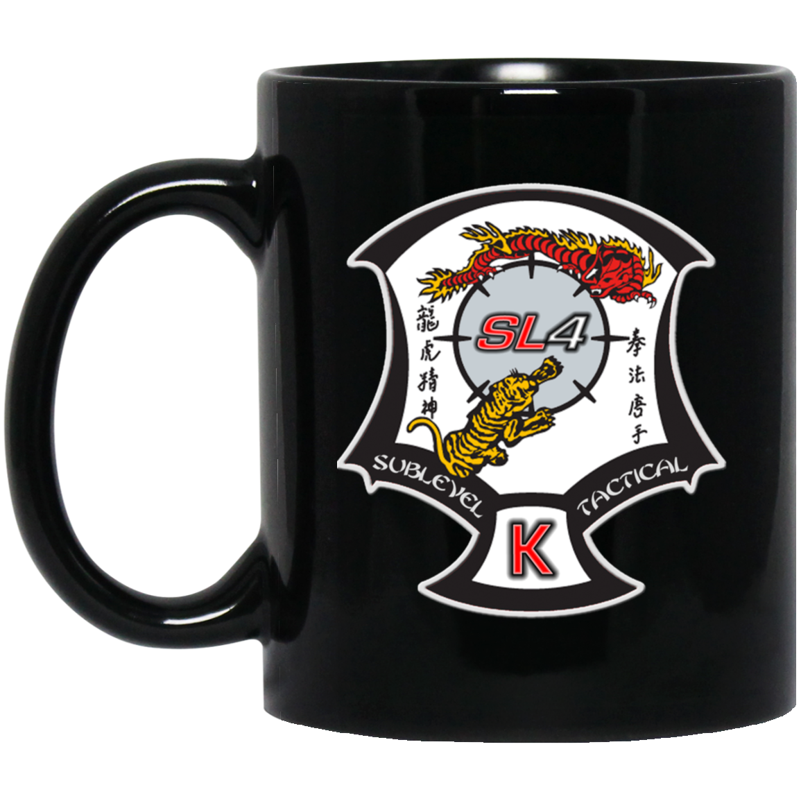 STK 11oz Black Mug